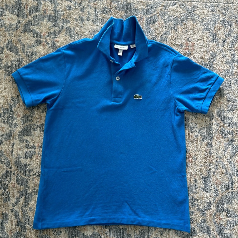 Boys LACOSTE Pique Polo Shirt